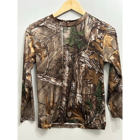 Realtree Performance Long Sleeve Shirt Base Layer Hunting Camo Tee Men’s Large - Picture 1 of 4